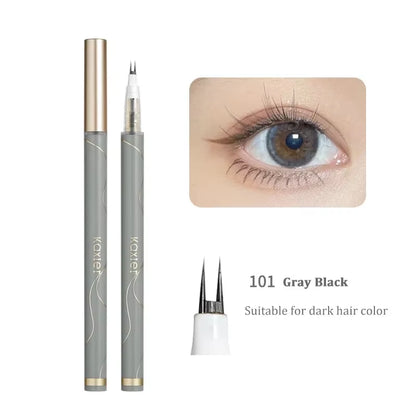 Double Forked Tip Lower Eyelash Pen Natural Ultra-Thin Liquid Eyeliner Waterproof Eyelash Brow Eyeliner Pencil Makeup Tools