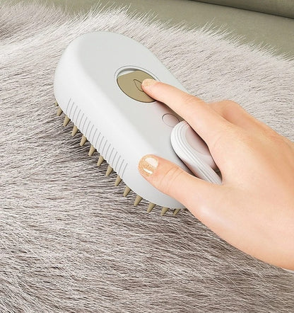 Electric Pet Grooming Comb 3 in 1 - Steam Pet Brush USB - Perfect Pet Care. 