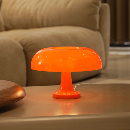 Classic Mushroom Table Lamp Modern Bauhaus Art Table Lamp Bedroom Bedside Lamp Danish Designer Orange Decorative Table Lamp