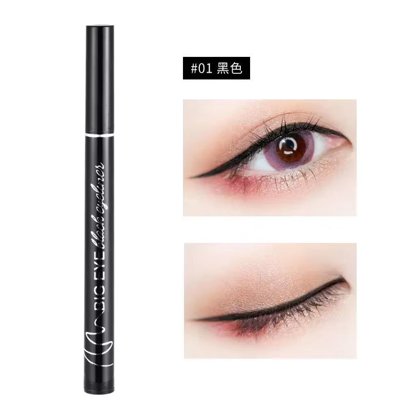 Double Forked Tip Lower Eyelash Pen Natural Ultra-Thin Liquid Eyeliner Waterproof Eyelash Brow Eyeliner Pencil Makeup Tools