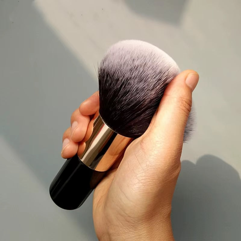 Brocha Profesional para Maquillaje – Polvos Grandes, Multifuncional para Base, Rubor, Contorno y Bronceador, Herramienta de Maquillaje